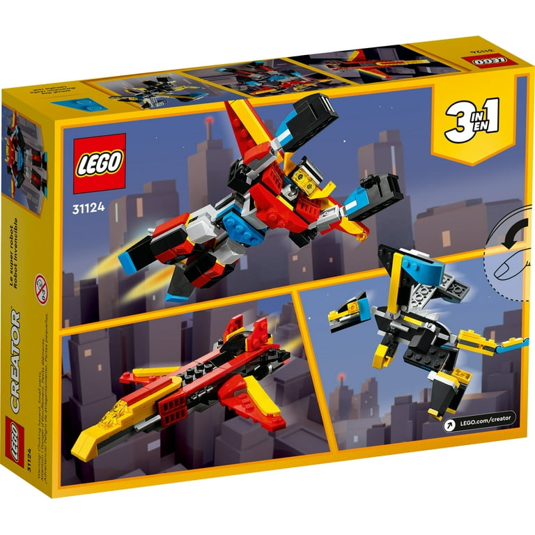 LEGO Creator 3 in 1 Super Robot Building Kit, Kids Can Build a Toy Robot or  a Toy Dragon, or a Model Jet Plane, Makes a Creative Gift for Kids, Boys