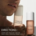 Koec Vanilla Coconut Perfume, 50ml Vanilla Coconut Body & Hair, Fragrance Mist, Coconut Vanilla