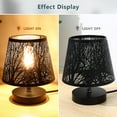 thumbnail image 7 of 1pc Tree Shadow Lamp Shade Iron Art Table Lamp Cover Bedside Lamp Metal Shade Decorative Lamp Shade, 7 of 7