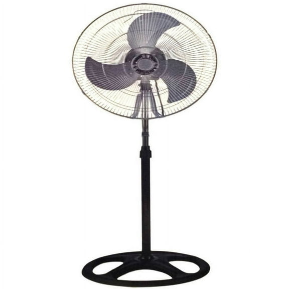 Industrial 18" Floor Stand Mount Shop Commercial High Velocity Oscillating Fan, 2 Year Warranty