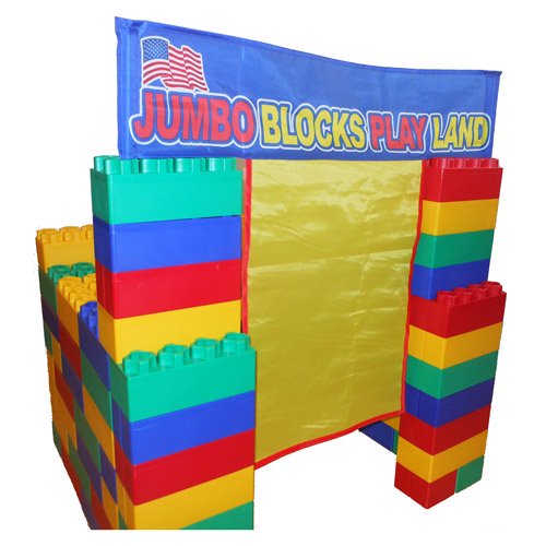 Jumbo Blocks Playhouse 99Piece Play Set