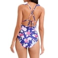 thumbnail image 4 of Traje de baño de bikini estampado para mujer Sujetador relleno Traje de baño de una pieza Ropa de playa OAVQHLG3B Store  lin121212, 4 of 4
