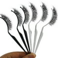 thumbnail image 5 of KAKOWELY 3Pcs Fake Eyelash Display Rack Fake Eyelashes Wearing Aid Tool Eyelash Grafting Tool Transparent,4.84"X0.79"X0.39", 5 of 5