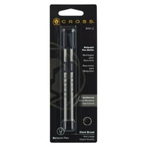 Cross Ballpoint Pen Refill - Black - Broad - Dual Pack