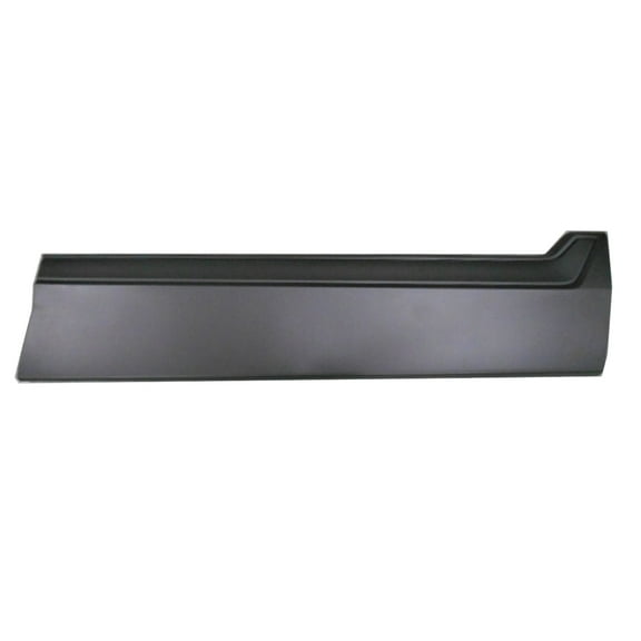 FRONT PASSENGER SIDE LOWER DOOR MOLDING; WITHOUT CHROME STRIP; MATTE