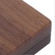 thumbnail image 2 of Handcrafted High Polished Walnut Jewelry Box with Interlocking Hinges for Anniversary, 2 of 2