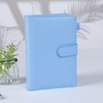 thumbnail image 1 of Nvzi 2 cuadernos de tapa dura de cuero con compartimento para bolígrafo, diario de trabajo y escritura, 100 hojas, 200 páginas (azul, 7,48 x 5,31 pulgadas), 1 of 3
