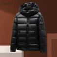 thumbnail image 4 of Chaqueta de plumón ultraligera con capucha extraíble para hombre, chaqueta de invierno de diseñador para hombre, chaqueta acolchada con relleno de plumón de pato 2024, 4 of 4