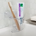 thumbnail image 4 of Bath Bliss 2 Compartment Power Locking Suction Clear Organizer, 4 of 6