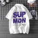 thumbnail image 4 of Ropa de calle, camiseta para hombre, camisetas para hombre, camisetas con estampado de anime, estilo acuarela, corte entallado, básicas, de alta calidad, para motocicleta, 5xl L, 4 of 4