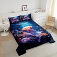 thumbnail image 4 of Erosebridal Sea Jellyfish Bedding Twin Comforter Set,Marine Wildlife Down Comforter,Underwater World Decor,Reversible,Lightweight,2 Piece, 4 of 7