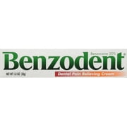 Benzodent Dental Pain Relieving Cream 1oz - 3 Pack