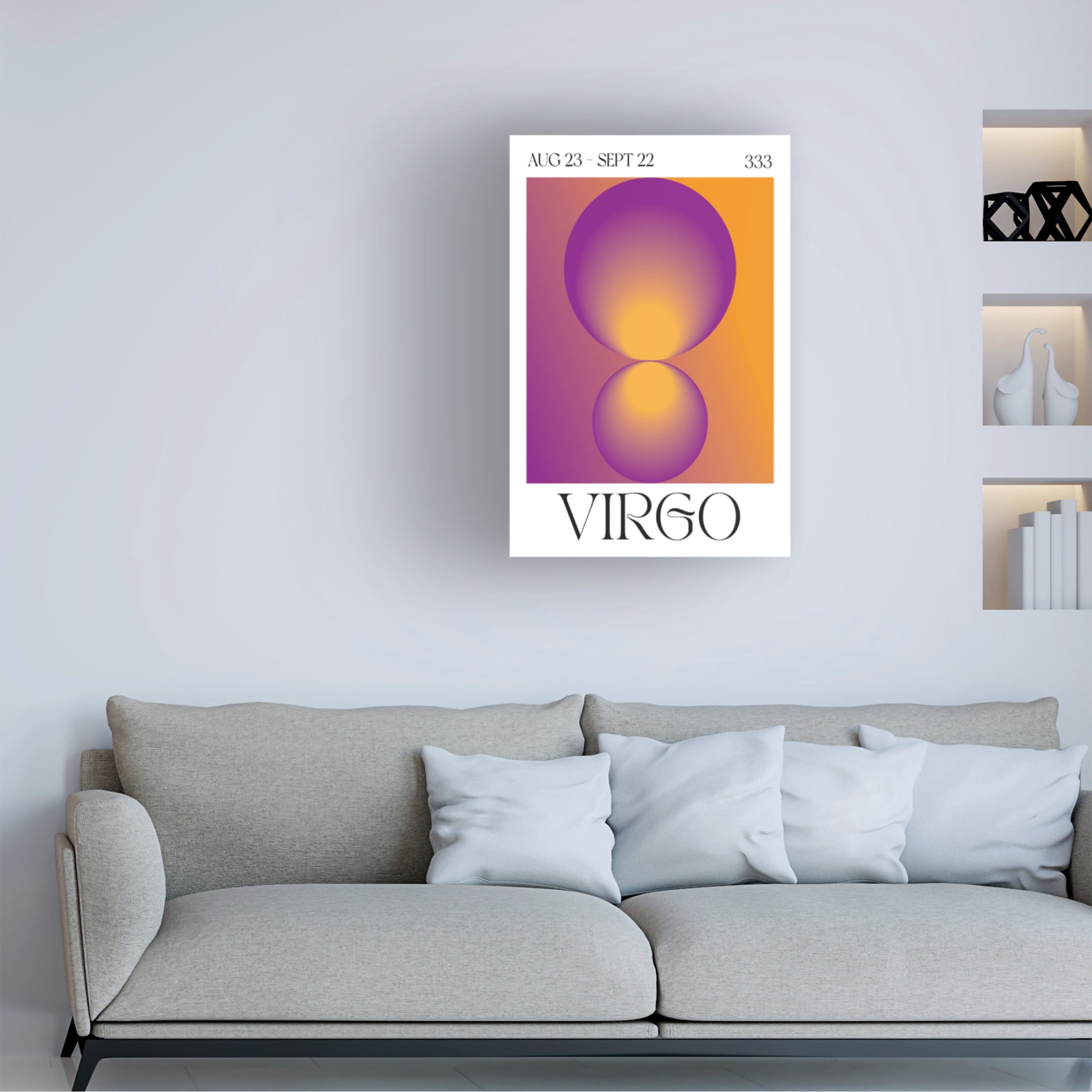 Trademark Fine Art Valeria Castillo Virgo Canvas Wall Art