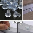 thumbnail image 4 of Protectores de puertas para gabinetes, parachoques de goma integrados para superficies sin rayones, eliminan los portazos ruidosos, PVC suave y duradero para uso a largo plazo, diseñados para, 4 of 6