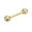 Gold, variant on 14G Classic Tongue Rings Stainless Steel Gold Straight Barbell Tongue Piercings-Gold-5 Pcs