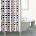 thumbnail image 5 of Extra Long Boho Shower Curtain 72x84 Inches - Vintage Floral & Tropical Leaves Pattern, Waterproof Bohemian Bathroom Decor with 12 Hooks, Tribal Rustic Style, 5 of 5