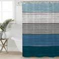 thumbnail image 4 of Shower Curtain, Farmhouse Vintage Wood Board Waterproof Shower Curtain Set with Hooks for Bathroom Showers,Stalls and Bathtubs,60x72In Retro Blue Grey Wooden, 4 of 8