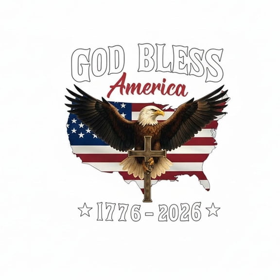 America 250th Anniversary Stickers, Independence of USA Sticker 1776-2026 American Flag Decal, God Bless America Eagle Decal, for Tumbler Helmet Car Windows Notebook