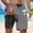 Grey@GC@, variant on Mens Swim Trunks With Stretch Liner Hawaiian Graphic Y2K Board Shorts for Men Elastic Waist Drawstring Lightweight Quick Dry Summer Beach Swim Shorts With Pocket