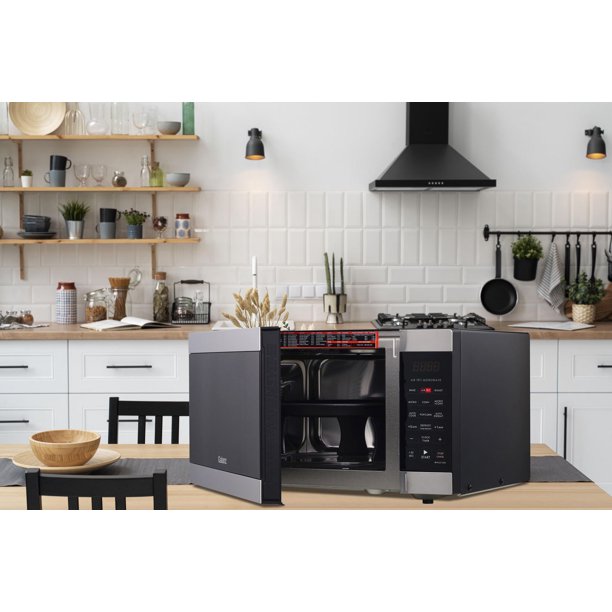 エアフライ機能付きGalanz オーブンレンジ Galanz 0.9 cu.ft. 3 in 1 Airfry Microwave, Stainless Steel