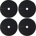 thumbnail image 1 of Non-Woven Tree Mulch Ring Thickened Tree Weed Barrier Mat Durable  Tree Protector Mat for Weed Control and Root Protection 10pcs Size Three, 1 of 8