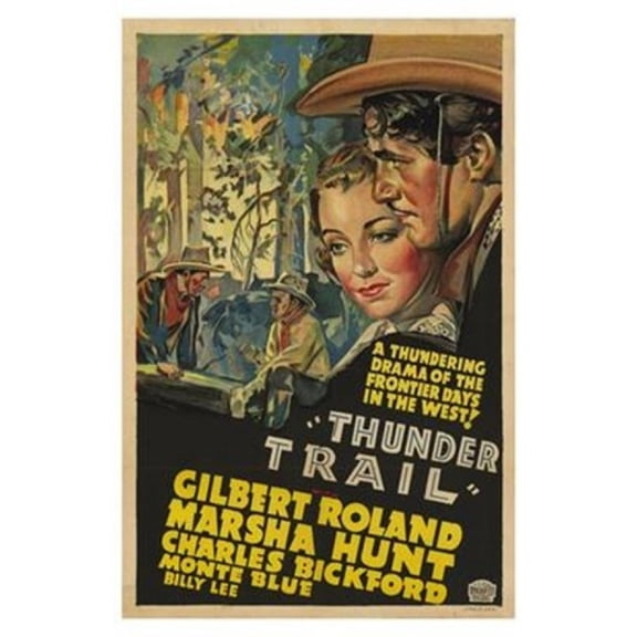 Posterazzi MOV200245 Thunder Trail Movie Poster - 11 x 17 in.