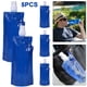 thumbnail image 1 of Plegable Portátil para Exteriores Botella Plegable Montañismo Senderismo Acampada Ciclismo Potable Anillo Azul (700ML), 1 of 8