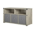 thumbnail image 4 of Little Seeds Nova Bedroom Storage Bench – Grey Oak, 4 of 9