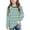 Green, variant on ITSAME Long Sleeve T-Shirt for Girls, Striped Print Loose Fit Round Neck Kids Fashion Casual Pullover Tops Mint Green Size 9T