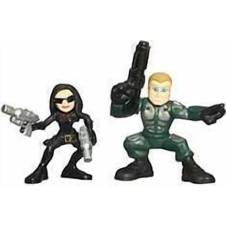 G.I. Joe フィギュア 2体セット GI Joe Combat Heroes Conrad Duke Hauser & Baroness Mini Figure 2