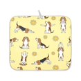 thumbnail image 2 of Cartoon Yoga Dog Beagle Drying Dish Mat Quick Drying Absorbent Soft Durable for Kitchen 18" x 24", 2 of 10