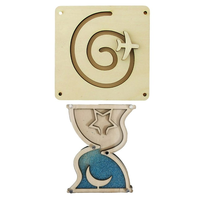2x Accesorio De Tablero Ocupado De Madera Para Pequeños ñanza Temprana Habilidades Prácticas CUTICAT tablero ocupado