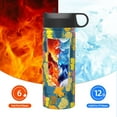 thumbnail image 6 of Sikiie Retro Boho Elephants Print 18OZ Insulated Straw Cup, Portable Leak-proof Sports Water Bottle, Stainless Steel Water Cup Suitable for Home and Outdoor, 6 of 8