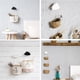 thumbnail image 3 of Billuyoard Gancho de puerta Clip colgante Abrazadera de pared Decoraciones multicolores Conveniencia Autoadhesivo Artesanía Perchero Blanco Type3 NO3, 3 of 6