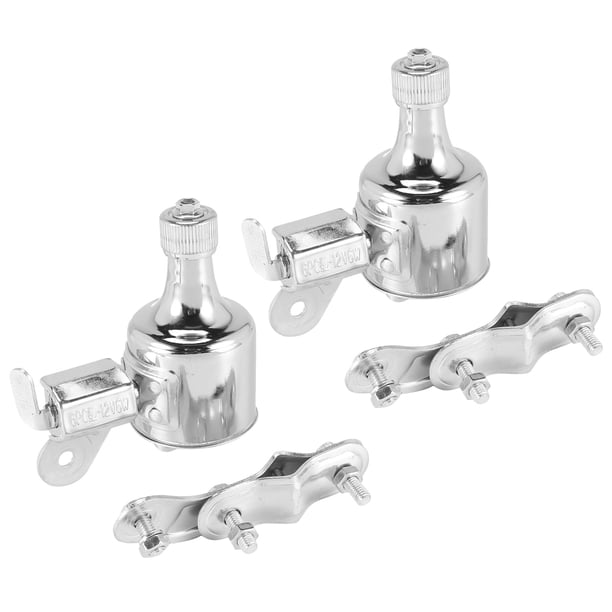 2X Generador de Luz de Bicicleta 12V 6W Kit de Luz de Cola Cabeza de Friccion Motorizada de Dinamo