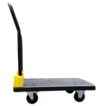 thumbnail image 2 of 880lb Capacity Foldable Platform Push Cart with Brake Wheels, Black Heavy-Duty Hand Truck & Dolly Cart for Home and Warehouse, 2 of 9