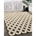 thumbnail image 3 of Ahgly Company Machine Washable Indoor Rectangle Transitional Moccasin Beige Area Rugs, 7' x 9', 3 of 7