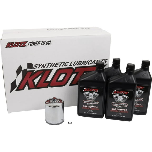 Klotz Lubricants KH-105 Basic Oil Change Kit - 20W/50 - 4qt.