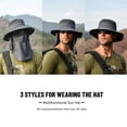thumbnail image 5 of UV Protection Wide Brim Sun Hat with Neck Flap for Outdoor Activities, 5 of 22