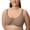 Brown Purple, variant on Women's Confishape Full Coverage Bras Underwire Unlined T-shirt Bra