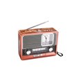 thumbnail image 1 of Bocina Radio Fm Am Reloj Bluetooth Auxiliar Usb Vintage, 1 of 4