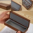 thumbnail image 3 of Estuche de Madera Maciza para Gafas, Estilo Retro, de Nogal, Portátil, para Guardar Gafas de Negocios con Miopía para Hombres y Mujeres., 3 of 10