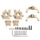 thumbnail image 1 of RC Car Caster Block C Hub Steering Cup Bridge Cover Housing Brass RC Accessory for Traxxas 1/18, 1 of 1