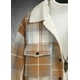 thumbnail image 5 of Blusa y camisa de manga larga con cuello vuelto para hombre, blusa informal a cuadros con botones y manga larga, blusa de poliéster para hombre, 5 of 7