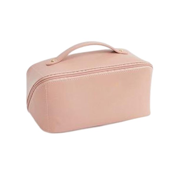 Estuche de transporte de manicura Zulema Neceser de viaje Rosado