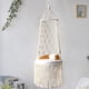 thumbnail image 4 of Percha y hamaca para ventana para gatos | Asiento de pared para gatos grandes que ahorra espacio | Cesta colgante para gatos con ganchos para interior y exterior, 4 of 8