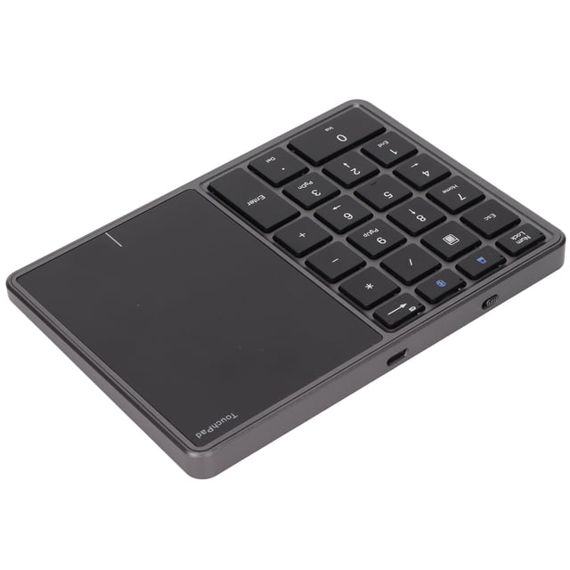 21 Keys Number Pad, Dual Modes 22 Keys Wireless Number Pad For OS X For For Win Iron Gray