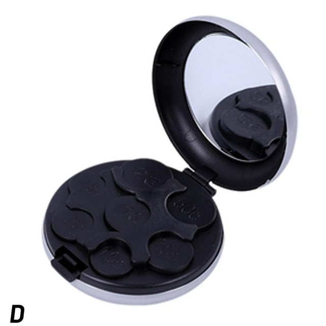 Organisateur de Pièces Euro, Mini Distributeur de Pièces Portable avec Miroir Nouveau B1 S9W4