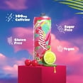thumbnail image 3 of Alani Nu Energy Drinks Variety Pack Hawaiian Shaved ICe, Cherry Twist, Orange Kiss,  Zero Suger, Low - Calorie, Energy Boost Drinks 12 oz (6 Pack), 3 of 10
