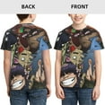 thumbnail image 3 of Gorillaz Music Poster Teen T-Shirt Crewneck Short Sleeve Double-Sided Print Summer Tee Shirts Top For Youth Boys Girls Children Small, 3 of 7